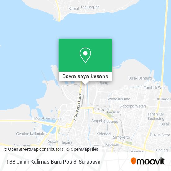 Peta 138 Jalan Kalimas Baru Pos 3