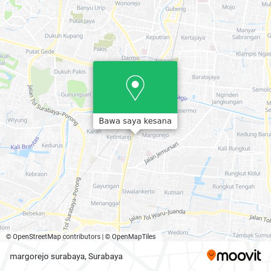 Peta margorejo surabaya