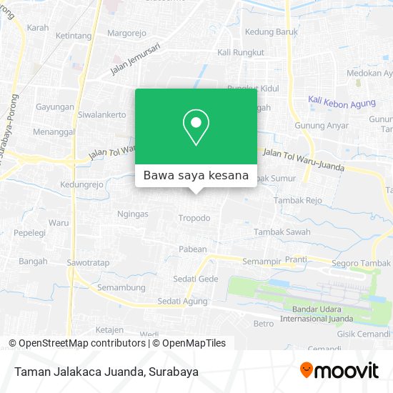 Peta Taman Jalakaca Juanda