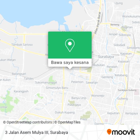 Peta 3 Jalan Asem Mulya III