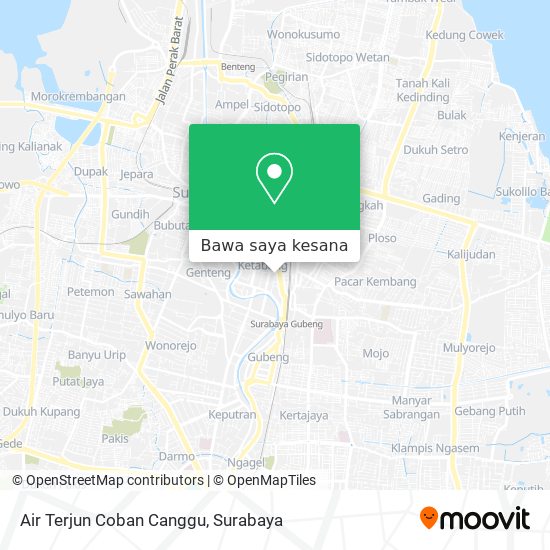 Peta Air Terjun Coban Canggu