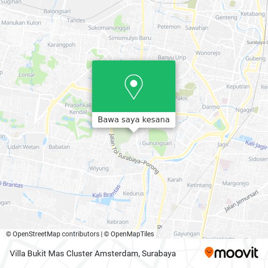Peta Villa Bukit Mas Cluster Amsterdam