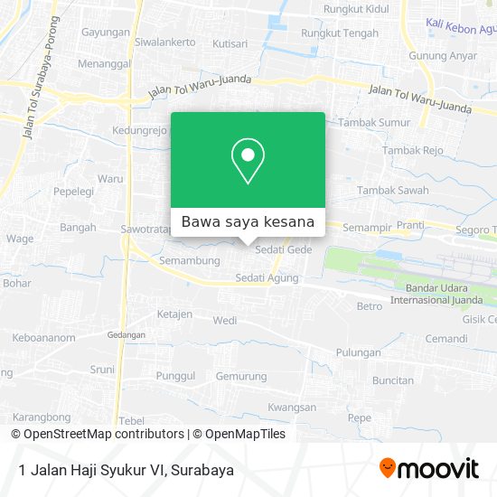Peta 1 Jalan Haji Syukur VI