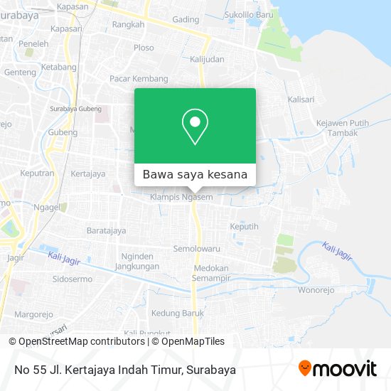 Peta No 55 Jl. Kertajaya Indah Timur