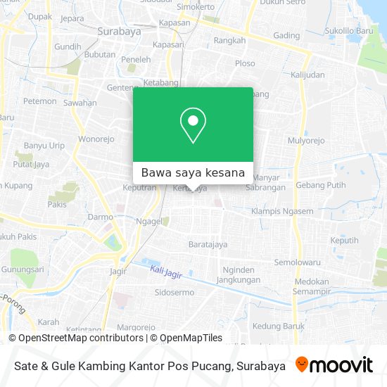 Peta Sate & Gule Kambing Kantor Pos Pucang