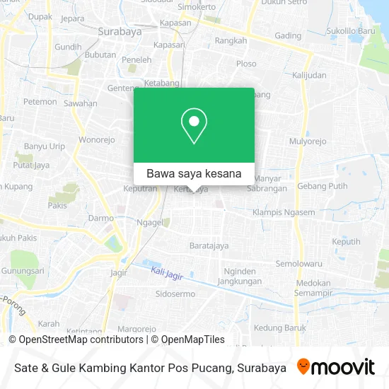 Peta Sate & Gule Kambing Kantor Pos Pucang