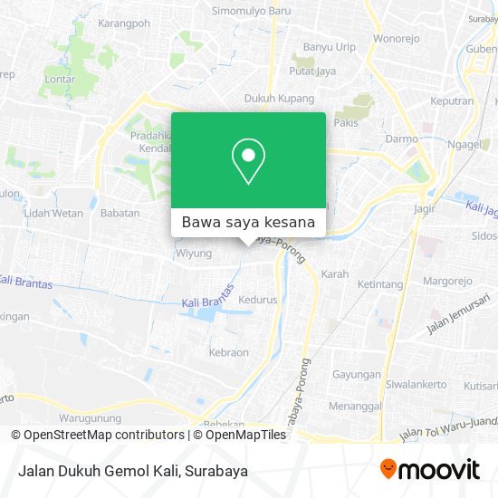 Peta Jalan Dukuh Gemol Kali