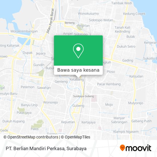Peta PT. Berlian Mandiri Perkasa