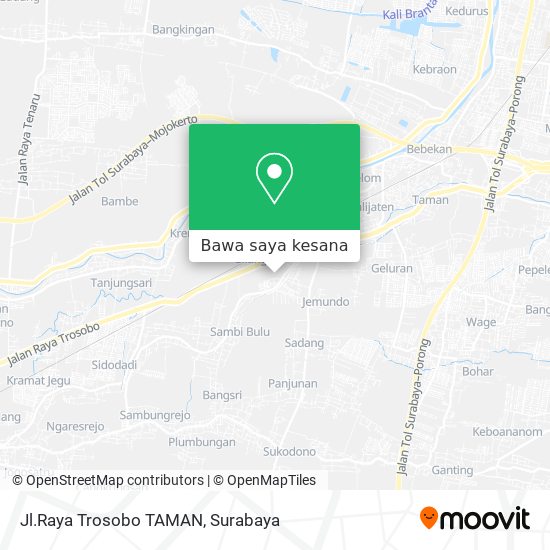 Peta Jl.Raya Trosobo TAMAN