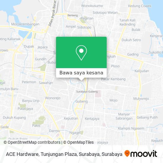 Peta ACE Hardware, Tunjungan Plaza, Surabaya
