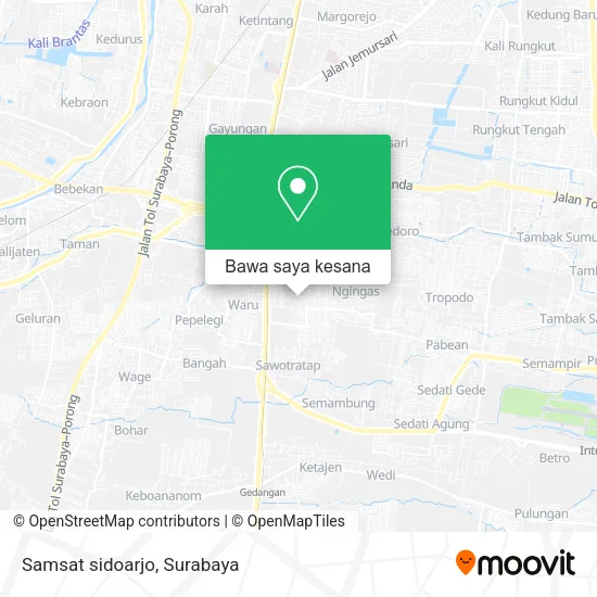 Peta Samsat sidoarjo