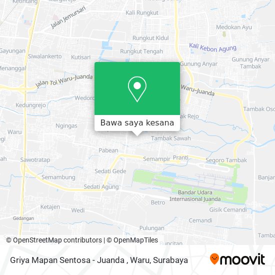 Peta Griya Mapan Sentosa - Juanda , Waru
