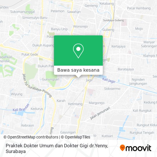 Peta Praktek Dokter Umum dan Dokter Gigi dr.Yenny