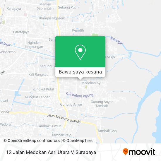 Peta 12 Jalan Medokan Asri Utara V