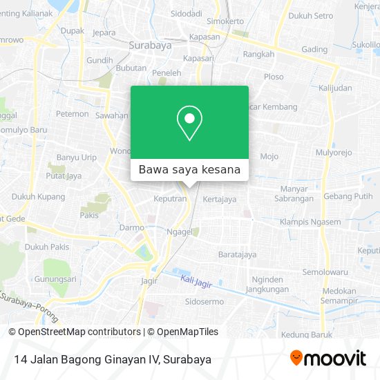 Peta 14 Jalan Bagong Ginayan IV