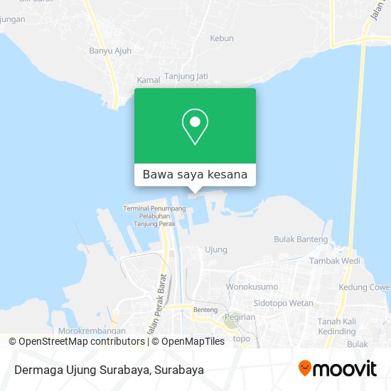 Peta Dermaga Ujung Surabaya