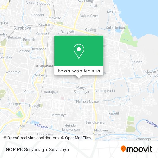 Peta GOR PB Suryanaga