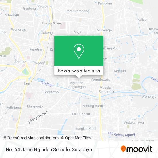 Peta No. 64 Jalan Nginden Semolo