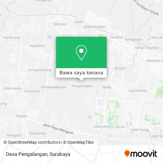 Peta Desa Pengalangan