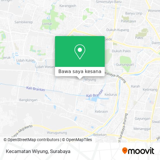 Peta Kecamatan Wiyung