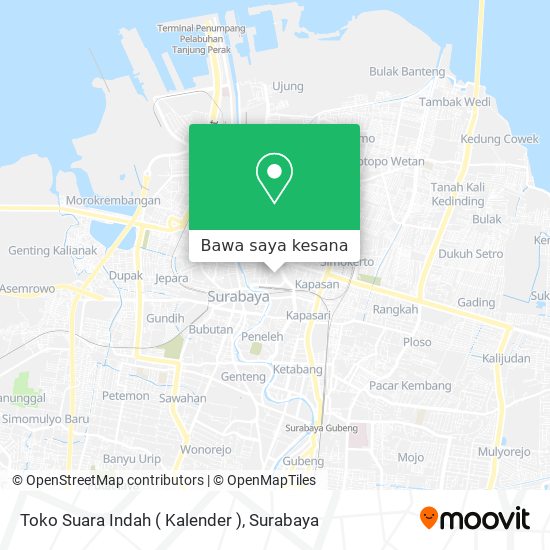 Peta Toko Suara Indah ( Kalender )