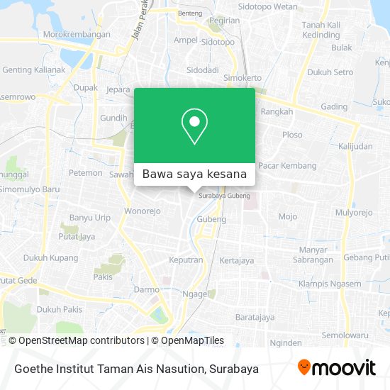 Peta Goethe Institut Taman Ais Nasution