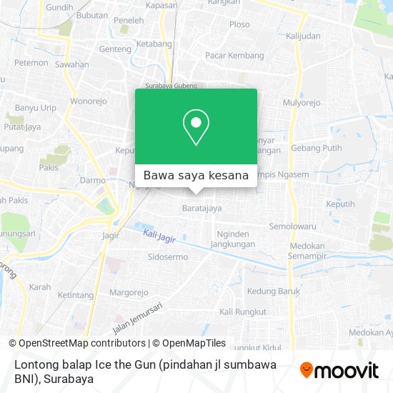 Peta Lontong balap Ice the Gun (pindahan jl sumbawa BNI)