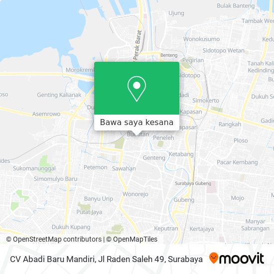 Peta CV Abadi Baru Mandiri, Jl Raden Saleh 49