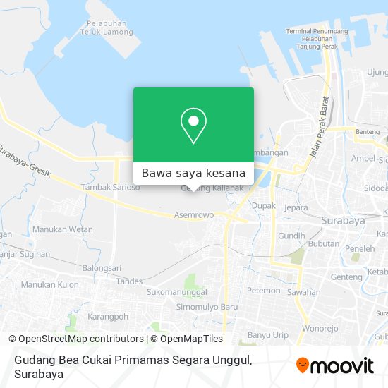 Peta Gudang Bea Cukai Primamas Segara Unggul