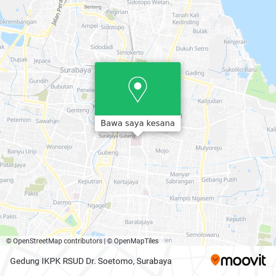 Peta Gedung IKPK RSUD Dr. Soetomo