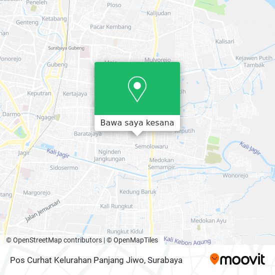 Peta Pos Curhat Kelurahan Panjang Jiwo