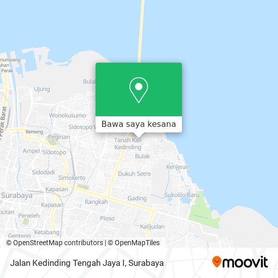 Peta Jalan Kedinding Tengah Jaya I