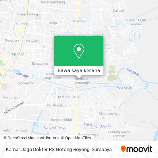 Peta Kamar Jaga Dokter RS Gotong Royong