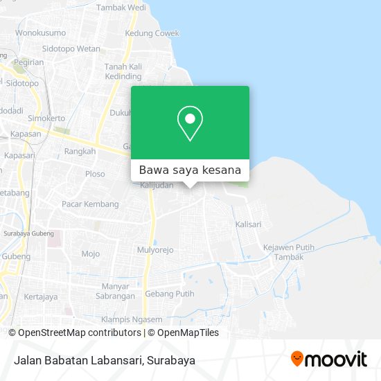 Peta Jalan Babatan Labansari