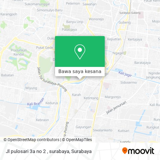 Peta Jl pulosari 3a no 2 , surabaya