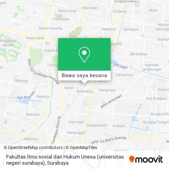 Peta Fakultas Ilmu sosial dan Hukum Unesa (universitas negeri surabaya)