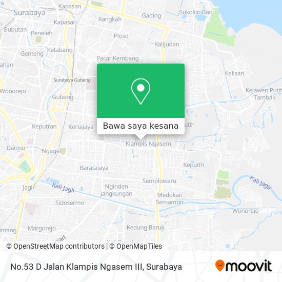 Peta No.53 D Jalan Klampis Ngasem III