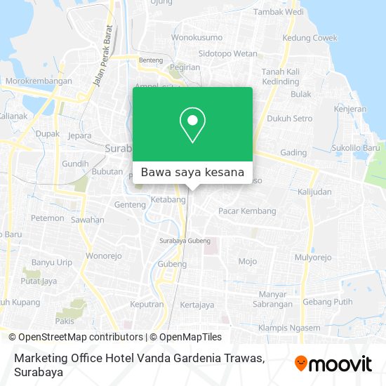 Peta Marketing Office Hotel Vanda Gardenia Trawas