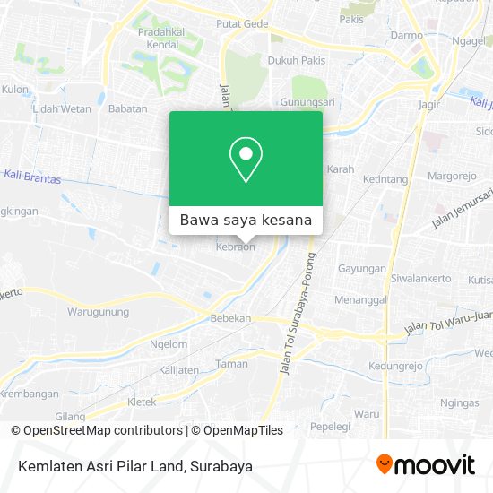 Peta Kemlaten Asri Pilar Land