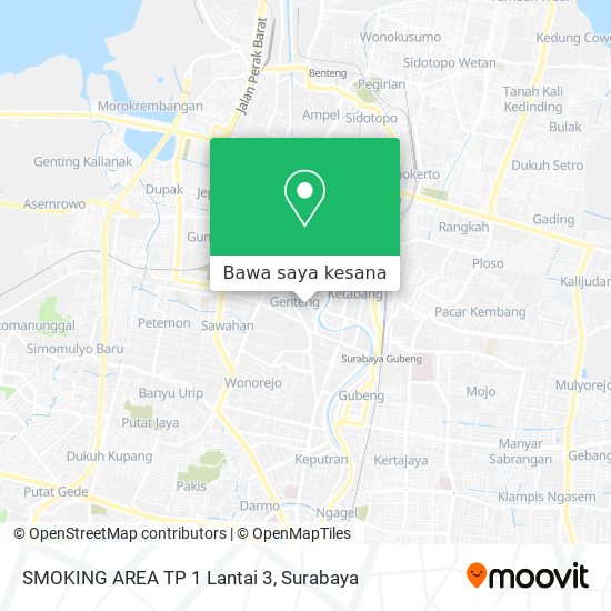 Peta SMOKING AREA TP 1 Lantai 3