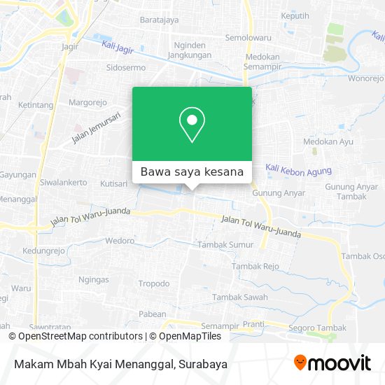 Peta Makam Mbah Kyai Menanggal
