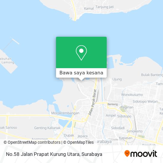 Peta No.58 Jalan Prapat Kurung Utara