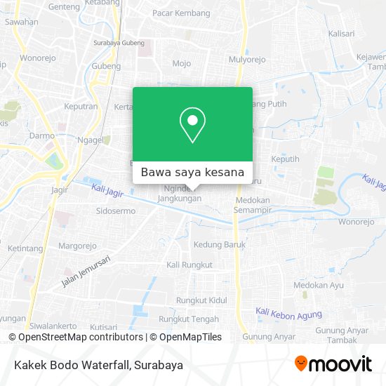 Peta Kakek Bodo Waterfall