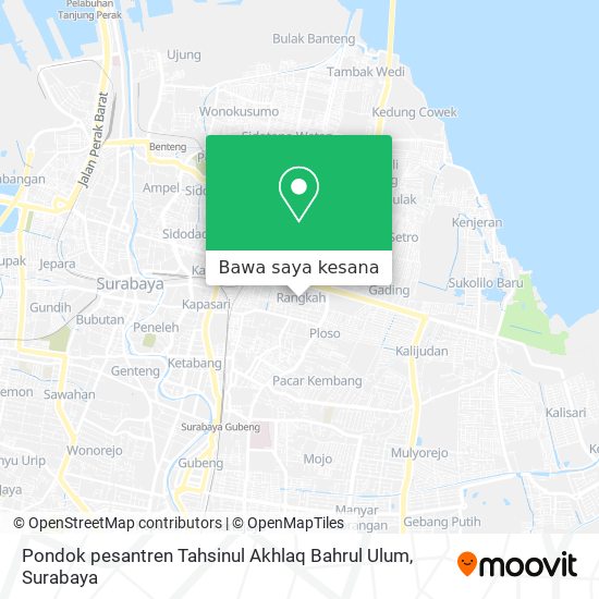 Peta Pondok pesantren Tahsinul Akhlaq Bahrul Ulum