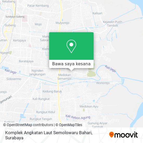 Peta Komplek Angkatan Laut Semolowaru Bahari