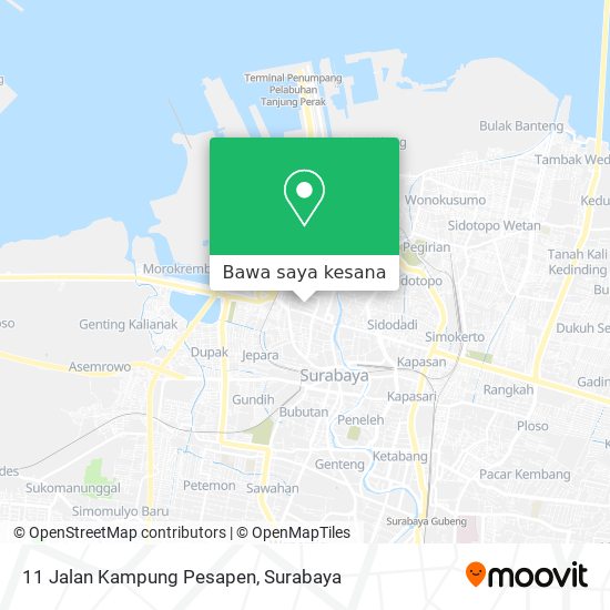 Peta 11 Jalan Kampung Pesapen