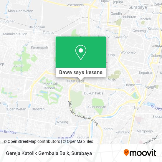 Peta Gereja Katolik Gembala Baik