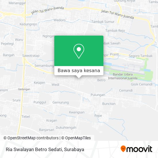 Peta Ria Swalayan Betro Sedati