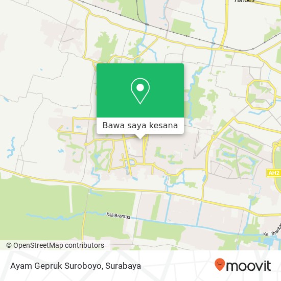 Peta Ayam Gepruk Suroboyo, Taman Gapura 8 Sambikerep Surabaya 60216