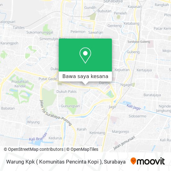 Peta Warung Kpk ( Komunitas Pencinta Kopi )